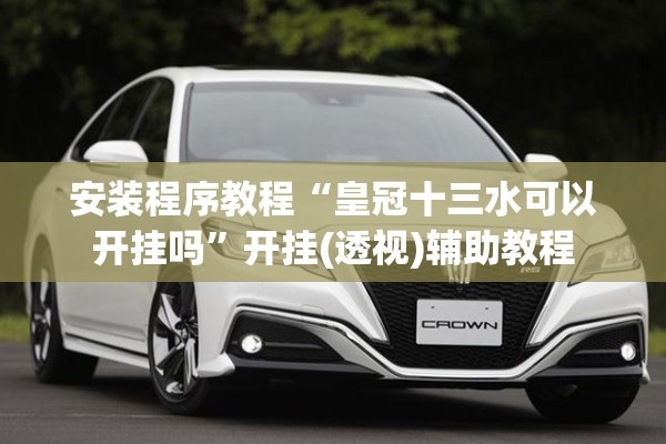 安装程序教程“皇冠十三水可以开挂吗”开挂(透视)辅助教程