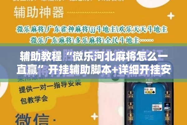 辅助教程“微乐河北麻将怎么一直赢”开挂辅助脚本+详细开挂安装教程