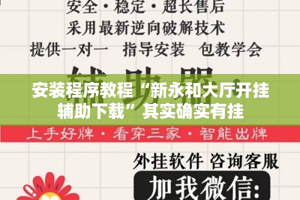 安装程序教程“新永和大厅开挂辅助下载	”其实确实有挂