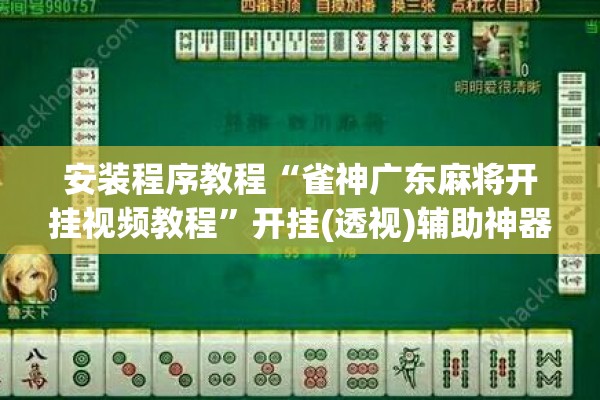 安装程序教程“雀神广东麻将开挂视频教程	”开挂(透视)辅助神器