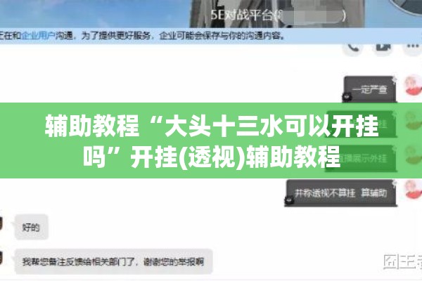 辅助教程“大头十三水可以开挂吗”开挂(透视)辅助教程