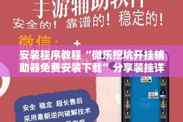 安装程序教程“微乐挖坑开挂辅助器免费安装下载”分享装挂详细步骤