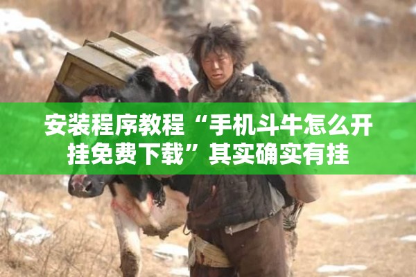安装程序教程“手机斗牛怎么开挂免费下载”其实确实有挂