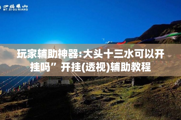 玩家辅助神器:大头十三水可以开挂吗”开挂(透视)辅助教程