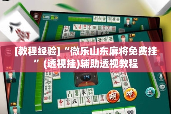 [教程经验]“微乐山东麻将免费挂”(透视挂)辅助透视教程