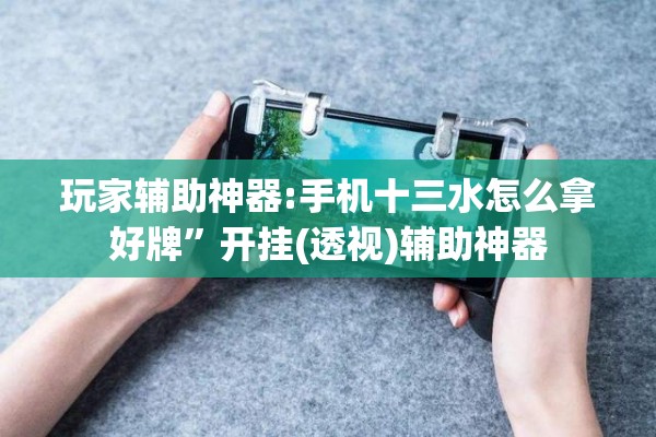 玩家辅助神器:手机十三水怎么拿好牌”开挂(透视)辅助神器