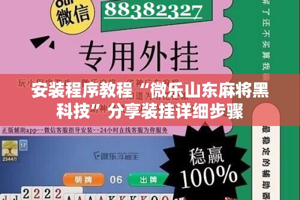 安装程序教程“微乐山东麻将黑科技	”分享装挂详细步骤