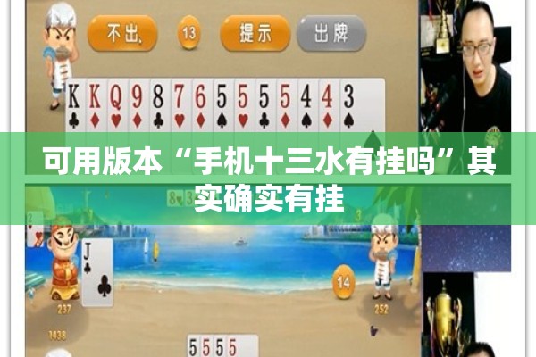 可用版本“手机十三水有挂吗”其实确实有挂
