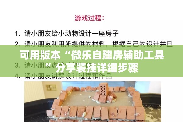 可用版本“微乐自建房辅助工具”分享装挂详细步骤