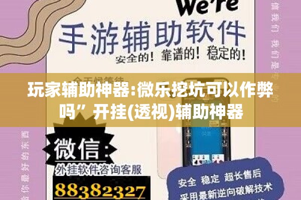 玩家辅助神器:微乐挖坑可以作弊吗”开挂(透视)辅助神器