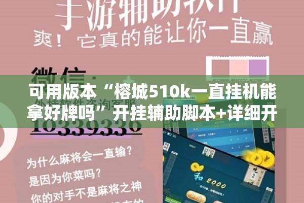 可用版本“榕城510k一直挂机能拿好牌吗”开挂辅助脚本+详细开挂安装教程