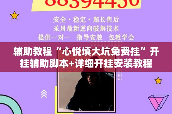 辅助教程“心悦填大坑免费挂”开挂辅助脚本+详细开挂安装教程