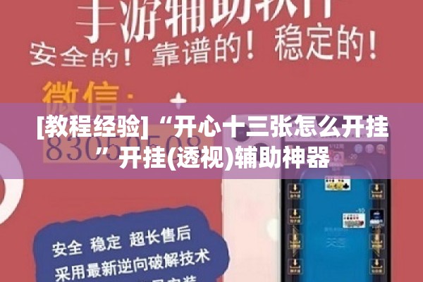 [教程经验]“开心十三张怎么开挂”开挂(透视)辅助神器