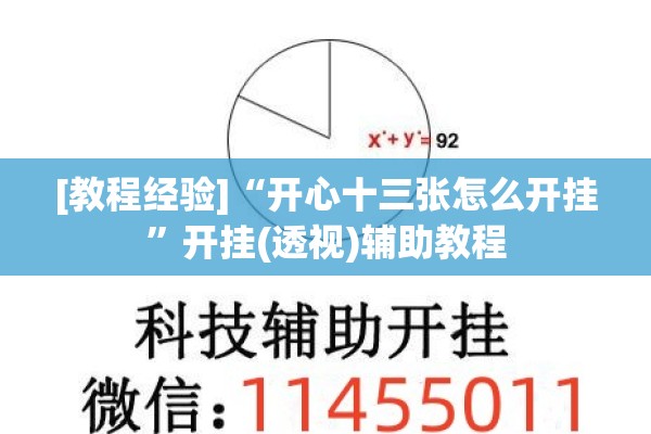 [教程经验]“开心十三张怎么开挂	”开挂(透视)辅助教程