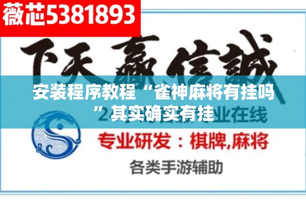 安装程序教程“雀神麻将有挂吗”其实确实有挂