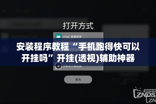 安装程序教程“手机跑得快可以开挂吗”开挂(透视)辅助神器