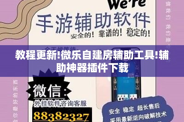 教程更新!微乐自建房辅助工具!辅助神器插件下载