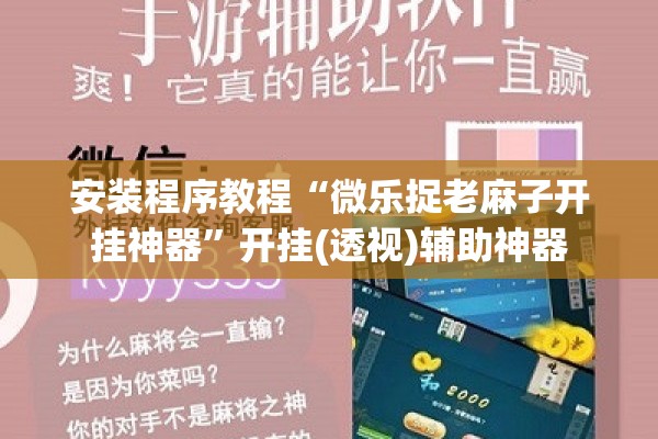 安装程序教程“微乐捉老麻子开挂神器”开挂(透视)辅助神器
