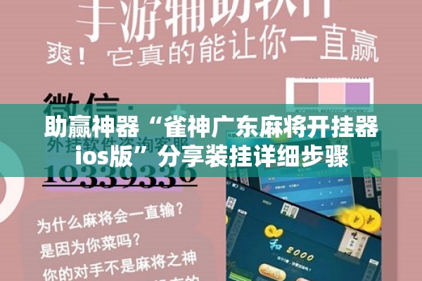 助赢神器“雀神广东麻将开挂器ios版”分享装挂详细步骤