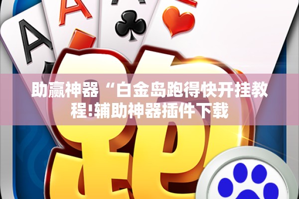 助赢神器“白金岛跑得快开挂教程!辅助神器插件下载 助赢神器“白金岛跑得快开挂教程!辅助神器插件下载