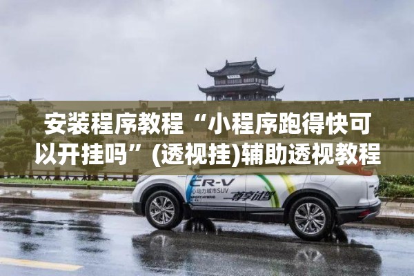 安装程序教程“小程序跑得快可以开挂吗”(透视挂)辅助透视教程