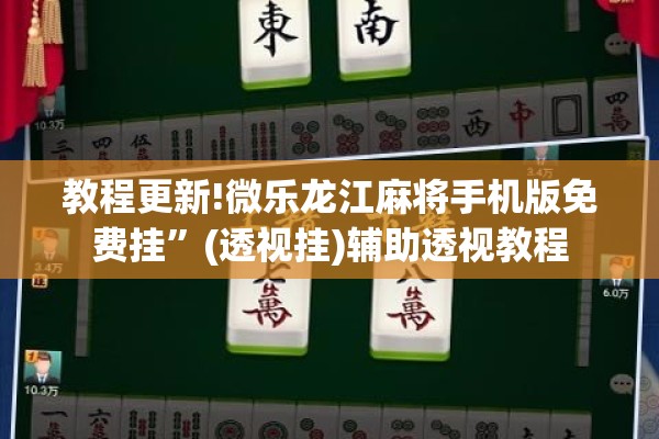 教程更新!微乐龙江麻将手机版免费挂”(透视挂)辅助透视教程