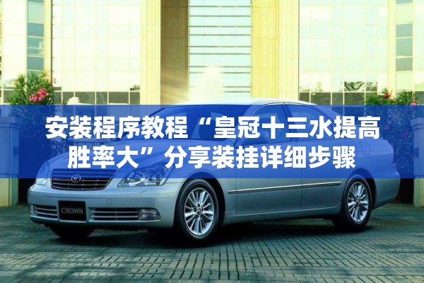 安装程序教程“皇冠十三水提高胜率大	”分享装挂详细步骤
