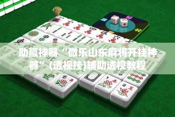助赢神器“微乐山东麻将开挂神器	”(透视挂)辅助透视教程
